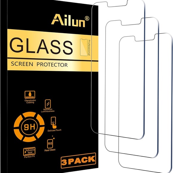 Ailun Tempered Glass Screen Protector for iPhone 14 Plus/ iPhone 13 Pro Max - Picture 1 of 5